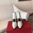 Roger Vivier Winter New Diamond Square Buckle Leather High Heel Boots White