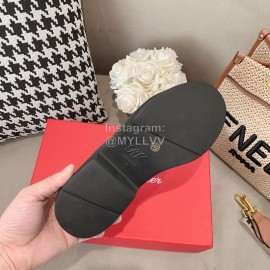 Roger Vivier Lambskin Square Buckle Sandals For Women 