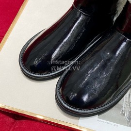 Roger Vivier Winter Wool Short Boots For Women Black