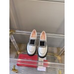 Roger Vivier Fashion Cowhide Diamond Buckle Loafers For Women 