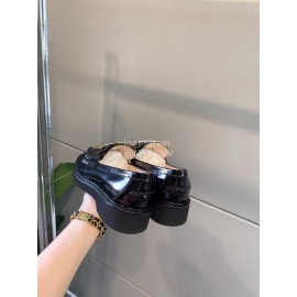 Roger Vivier Fashion Cowhide Square Buckle Loafers For Women 