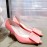 Roger Vivier Fashion Leather High Heels For Women Pink