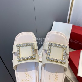 Roger Vivier Summer Diamond Buckle Slippers For Women 