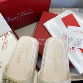 Roger Vivier Summer Diamond Buckle Slippers For Women 