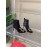 Roger Vivier Autumn Cowhide High Heeled Boots For Women Black