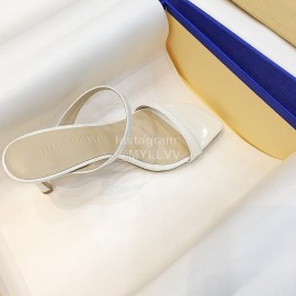 Stuart Weitzman Summer Leather High Heel Sandals For Women White