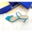 Stuart Weitzman Summer Leather High Heel Sandals For Women Blue