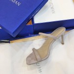 Stuart Weitzman Summer Leather High Heel Sandals For Women