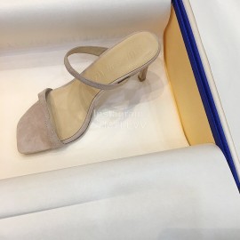 Stuart Weitzman Summer Leather High Heel Sandals For Women