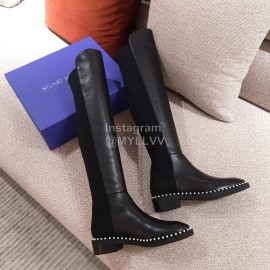 Stuart Weitzman Autumn Pearl Calf High Boots For Women 