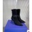 Stuart Weitzman Sheepskin Elastic High Heel Boots For Women Black