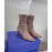 Stuart Weitzman Sheepskin Elastic High Heel Boots For Women Coffee