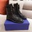 Stuart Weitzman Autumn Pearl Calf Short Boots For Women Black