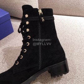 Stuart Weitzman Autumn Retro Calf Short Boots For Women 