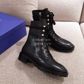 Stuart Weitzman Autumn Retro Black Calf Short Boots For Women 