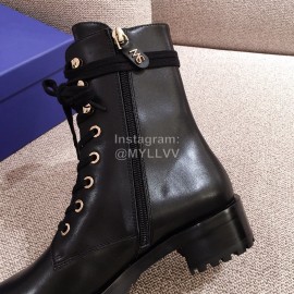 Stuart Weitzman Autumn Retro Black Calf Short Boots For Women 