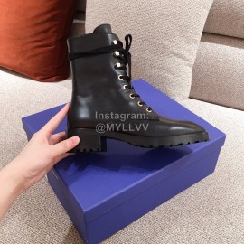 Stuart Weitzman Autumn Retro Black Calf Short Boots For Women 