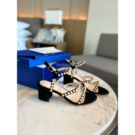 Stuart Weitzman Summer Pearl High Heel Sandals For Women Black