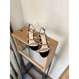 Stuart Weitzman Summer Pearl High Heel Sandals For Women Black