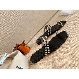 Stuart Weitzman New Pearl Flat Heel Toe Slippers For Women 