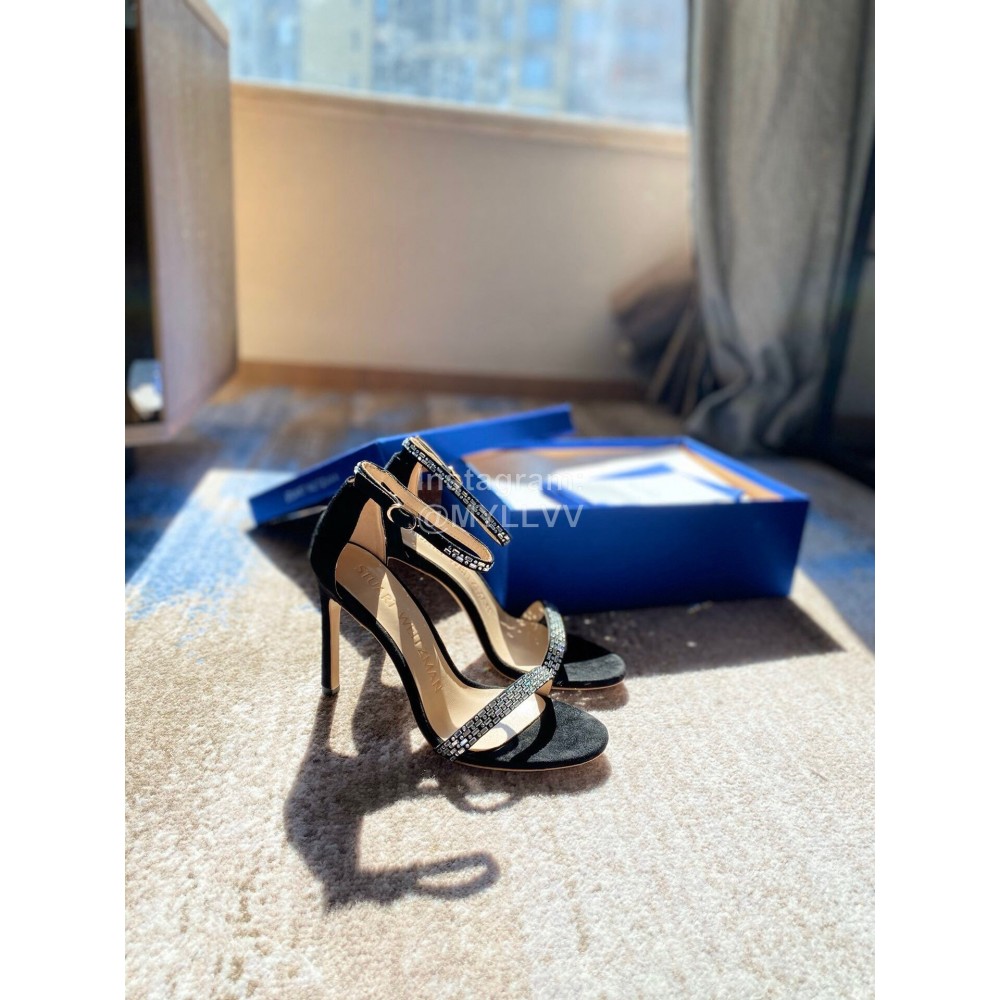 Stuart Weitzman Fashion Diamond High Heel Sandals For Women 