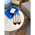 Stuart Weitzman Fashion Diamond High Heel Sandals Black For Women 