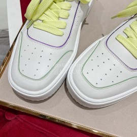 Stuart Weitzman Soft Cowhide Sneakers For Women Yellow