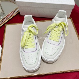 Stuart Weitzman Soft Cowhide Sneakers For Women Yellow