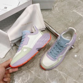 Stuart Weitzman Thick Soled Casual Sneakers For Women Purple