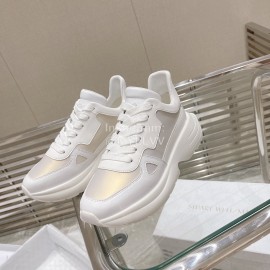 Stuart Weitzman Thick Soled Casual Sneakers For Women White