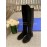 Stuart Weitzman Fashion Suede Elastic Long Boots For Women Black