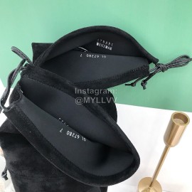 Stuart Weitzman Elastic Velvet Thick High Heeled Knee Boots For Women