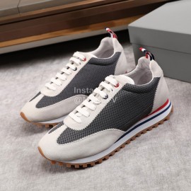 Thom Browne Nylon Mesh Running Shoes For Men And Women