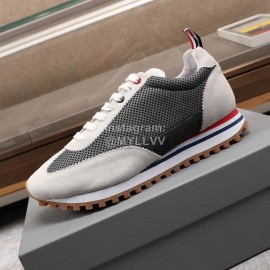 Thom Browne Nylon Mesh Running Shoes For Men And Women
