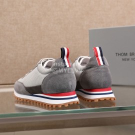 Thom Browne Nylon Mesh Running Shoes For Men And Women Dark Gray