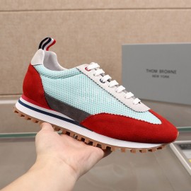Thom Browne Nylon Mesh Running Shoes For Men And Women Blue