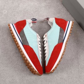 Thom Browne Nylon Mesh Running Shoes For Men And Women Blue