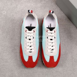 Thom Browne Nylon Mesh Running Shoes For Men And Women Blue