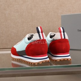 Thom Browne Nylon Mesh Running Shoes For Men And Women Blue