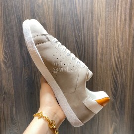 Tods Calf Leather Casual Sneakers For Men Gray