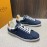 Tods Calf Leather Casual Sneakers For Men Navy