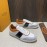 Tods New Calf Leather Casual Sneakers For Men Gray