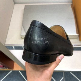 Tods Calf Leather Casual Business Shoes For Men Black