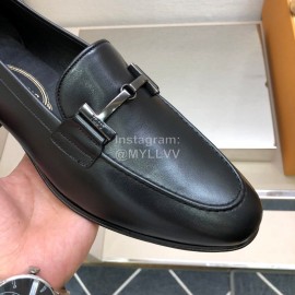 Tods Calf Leather Casual Business Shoes Black For Men 