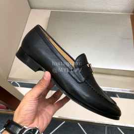 Tods Calf Leather Black Casual Business Shoes For Men 