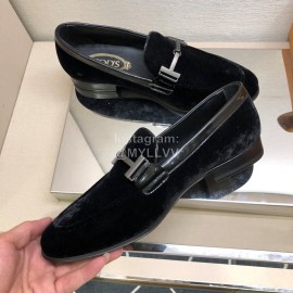 Tods Velvet Calf Leather Casual Business Shoes For Men 