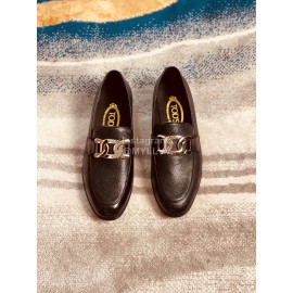 Tods Leather Casual Business Shoes For Men Brown