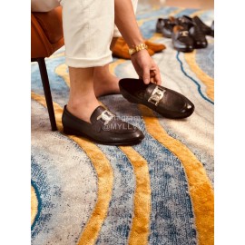 Tods Leather Casual Business Shoes For Men Brown