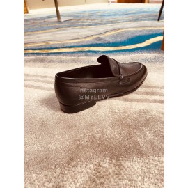 Tods Cowhide Casual Business Shoes For Men Black