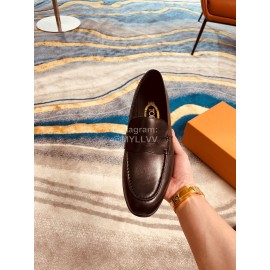 Tods Cowhide Casual Business Shoes For Men Black